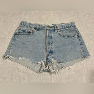 Vintage Levi Cut Off High Rise Daisy Duke Shorts